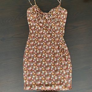 Bodycon Floral Dress